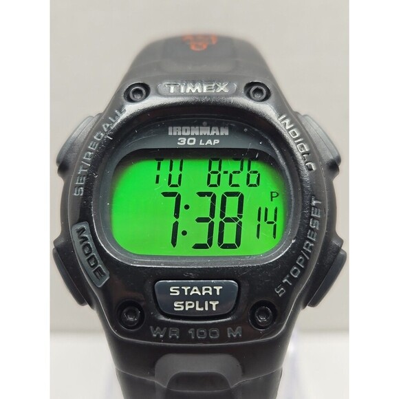 Timex Ironman Classic 30 Lap Watch 40mm Indiglo WR100M New Battery Quartz Men - Picture 4 of 11